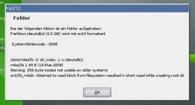 Fehlermeldung Installation openSUSE 11.0.JPG